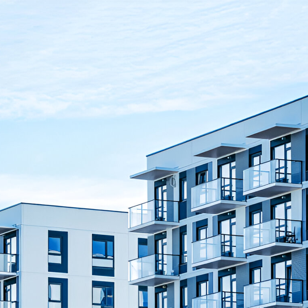 Edifício de condomínio moderno - Serviços VipScreen